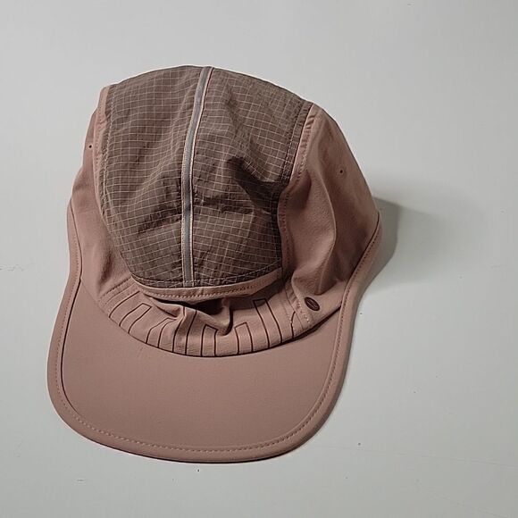 NEW RIPSTOP TRAIL LULULEMON TAN / PINK CLAY ADJUSTABLE CORD LIGHTWEIGHT HAT NWT main image 8